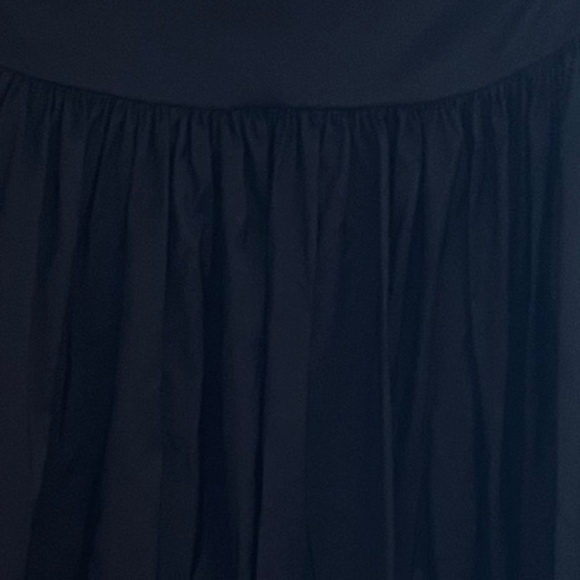 NWT TRINA TURK Black Silk Crepe Pleated Full Skirt - Picture 4 of 6